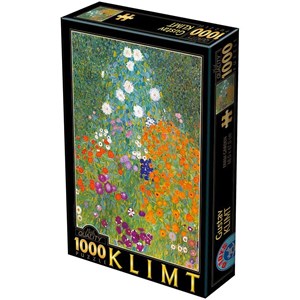 D-Toys (66923-9) - Gustav Klimt: "Farm Garden" - 1000 brikker puslespil