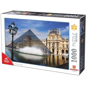 Deico (75772) - "Louvre i Frankrig" - 1000 brikker puslespil