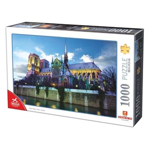 D-Toys (75772-02) - "Notre Dame de Paris, France" - 1000 brikker puslespil
