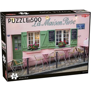 Tactic (55259) - "Parisian Café" - 500 brikker puslespil