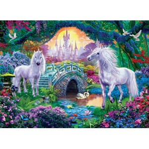 Eurographics (6500-5363) - "Unicorn Fairy Land" - 500 brikker puslespil