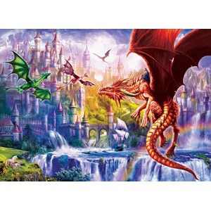 Eurographics (6500-5362) - "Dragon Kingdom" - 500 brikker puslespil