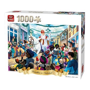 King International (55813) - "Sinterklaas in The Netherlands" - 1000 brikker puslespil