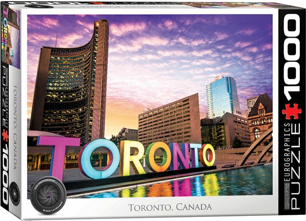 Eurographics (6000-5432) - "Toronto, Canada" - 1000 brikker puslespil