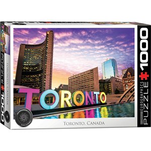 Eurographics (6000-5432) - "Toronto, Canada" - 1000 brikker puslespil