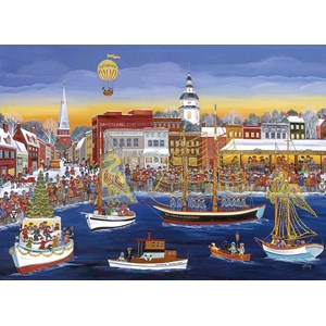 Eurographics (8300-5402) - Carol Dyer: "Seaside Holiday" - 300 brikker puslespil