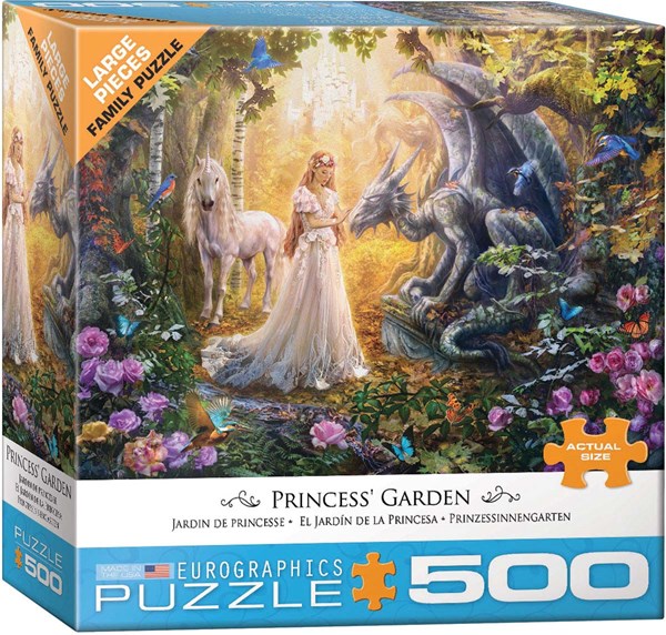 Eurographics (6500-5458) - "Princess' Garden" - 500 brikker puslespil