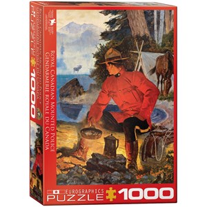 Eurographics (6000-5352) - "Morning Campfire" - 1000 brikker puslespil