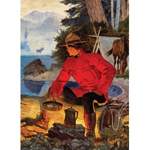 Eurographics (6000-5352) - "Morning Campfire" - 1000 brikker puslespil