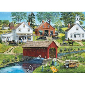 Eurographics (8300-5383) - Bob Fair: "Old Covered Bridge" - 300 brikker puslespil