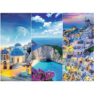 Trefl (33073) - "Greek Holidays" - 3000 brikker puslespil