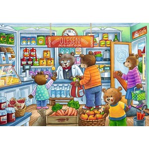Ravensburger (05076) - "At the Grocer's" - 12 brikker puslespil
