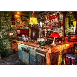 Grafika (02805) - "Ruin Bar in Budapest" - 1000 brikker puslespil