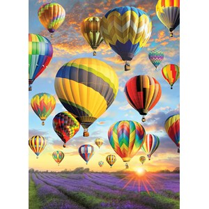 Cobble Hill (80025) - Greg Giordano: "Hot Air Balloons" - 1000 brikker puslespil