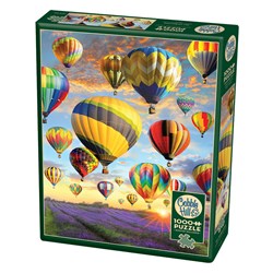 Cobble Hill (80025) - Greg Giordano: "Hot Air Balloons" - 1000 brikker puslespil