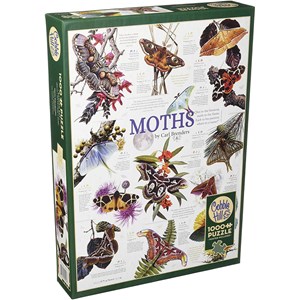 Cobble Hill (80016) - Carl Brenders: "Moth Collection" - 1000 brikker puslespil