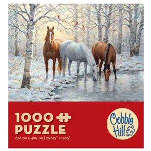 Cobble Hill (57157) - "Horse Trio" - 1000 brikker puslespil