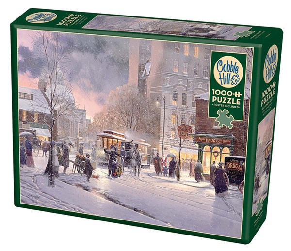 Cobble Hill (80208) - Douglas Laird: "Winter Flurry" - 1000 brikker puslespil