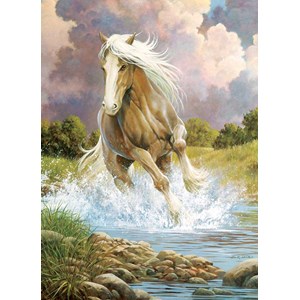 Cobble Hill (80279) - Douglas Laird: "River Horse" - 1000 brikker puslespil