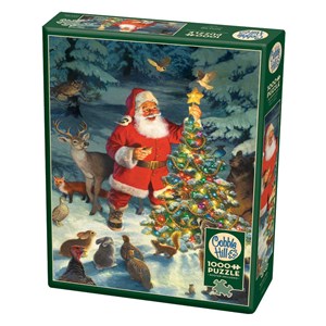 Cobble Hill (80292) - "Santa's Tree" - 1000 brikker puslespil
