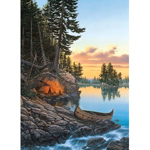 Cobble Hill (80179) - Derk Hansen: "Evening Glow" - 1000 brikker puslespil