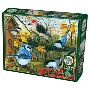 Cobble Hill (80053) - "Blue Jay And Friends" - 1000 brikker puslespil