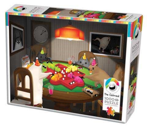 Cobble Hill (80205) - Matthew Inman: "Cats Playing Hippos" - 1000 brikker puslespil