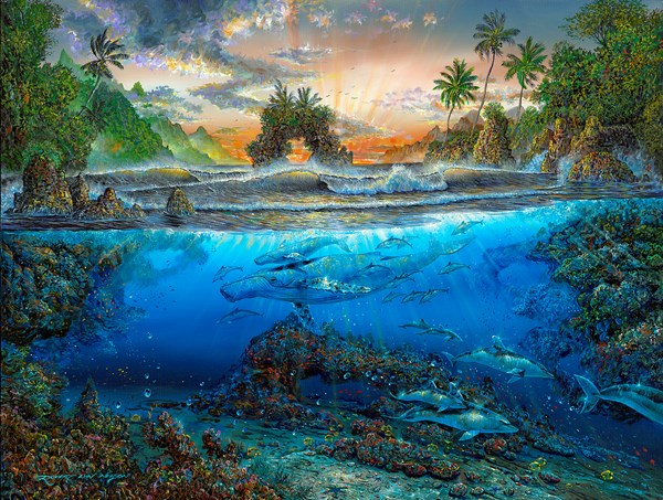 SunsOut (80168) - Robert Lyn Nelson: "Secret Cove" - 500 brikker puslespil