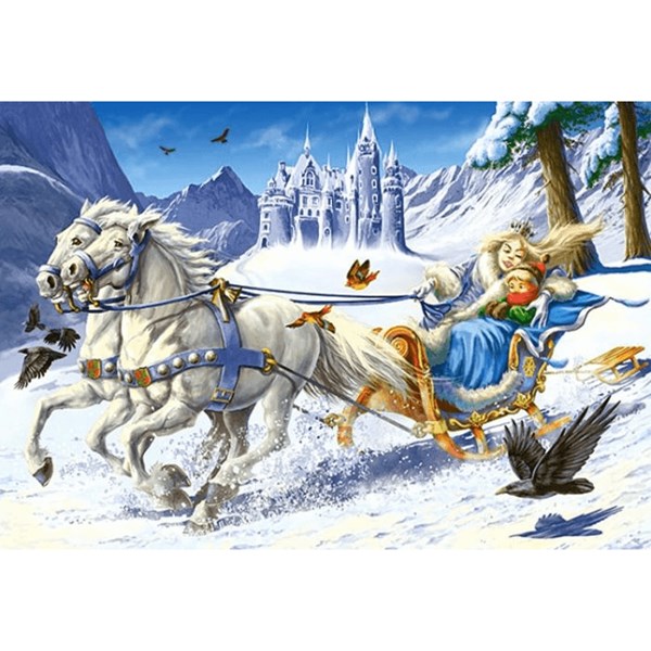 Castorland (B-12589) - "The Snow Queen" - 120 brikker puslespil