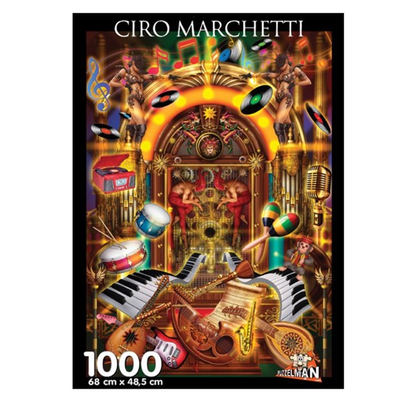 PuzzelMan (869) - Ciro Marchetti: "Juke Box" - 1000 brikker puslespil