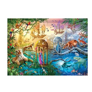 PuzzelMan (867) - Ciro Marchetti: "Shangri La" - 1000 brikker puslespil