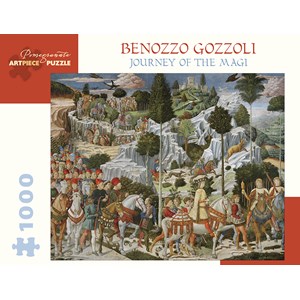 Pomegranate (aa1032) - Benozzo Gozzoli: "The Journey of the Magi" - 1000 brikker puslespil