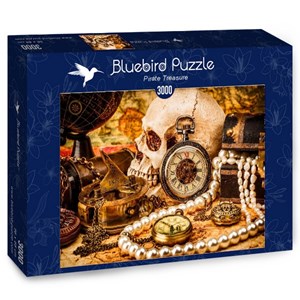 Bluebird Puzzle (70048) - "Pirate Treasure" - 3000 brikker puslespil