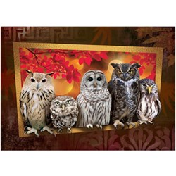 Art Puzzle (4375) - "Owls" - 1000 brikker puslespil