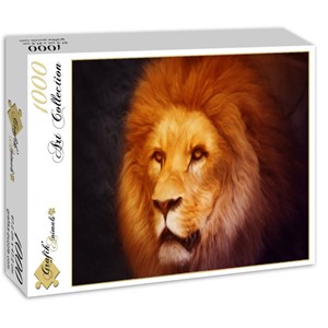 Grafika (01486) - "Lion" - 1000 brikker puslespil