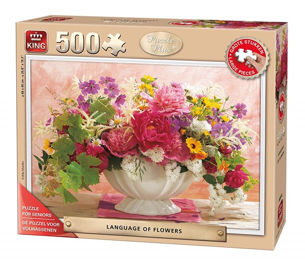 King International (55879) - "Language of Flowers" - 500 brikker puslespil