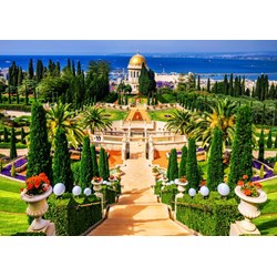 Bluebird Puzzle (70265) - Adrian Chesterman: "Bahá'í gardens" - 1000 brikker puslespil