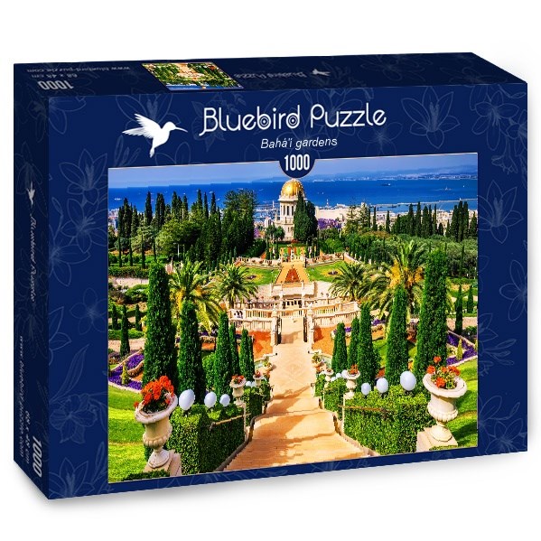 Bluebird Puzzle (70265) - Adrian Chesterman: "Bahá'í gardens" - 1000 brikker puslespil