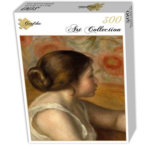 Grafika (01905) - Pierre-Auguste Renoir: "Head of a Young Girl, 1890" - 300 brikker puslespil
