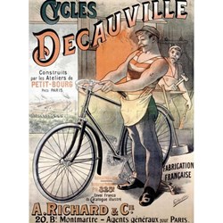 Grafika (00610) - "Vélos Decauville, 1892" - 2000 brikker puslespil
