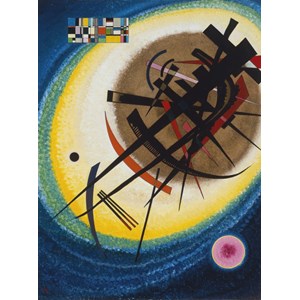 Grafika (00633) - Vassily Kandinsky: "In the Bright Oval, 1925" - 2000 brikker puslespil
