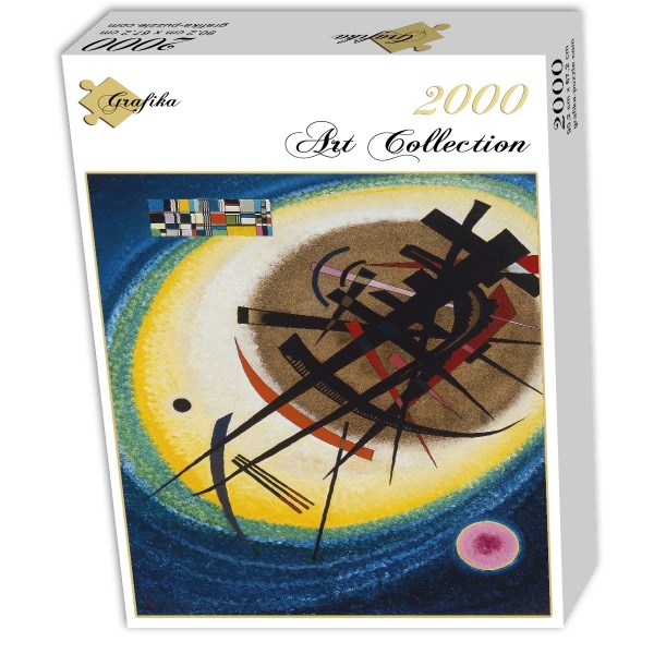 Grafika (00633) - Vassily Kandinsky: "In the Bright Oval, 1925" - 2000 brikker puslespil