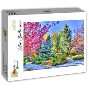 Grafika (t-00852) - "Colorful Forest, Colorado, USA" - 1500 brikker puslespil