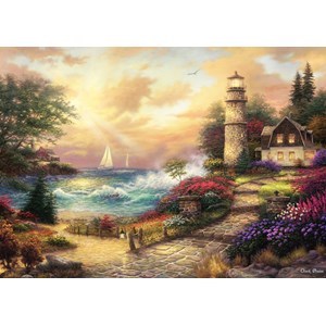 Grafika (t-00773) - Chuck Pinson: "Seaside Dreams" - 1000 brikker puslespil