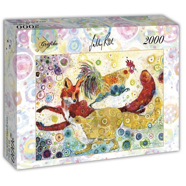 Grafika (t-00879) - Sally Rich: "Leaping Fox's" - 2000 brikker puslespil