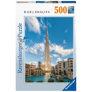 Ravensburger (16468) - "Burj Khalifa Dubai" - 500 brikker puslespil