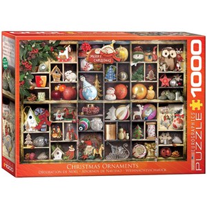 Eurographics (6000-0759) - "Christmas Ornaments" - 1000 brikker puslespil