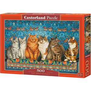 Castorland (B-53469) - "Cat Aristocracy" - 500 brikker puslespil