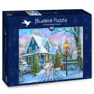 Bluebird Puzzle (70340) - Dominic Davison: "Christmas at Home" - 1000 brikker puslespil
