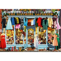 Bluebird Puzzle (70338) - Garry Walton: "The Clothing Emporium" - 1000 brikker puslespil